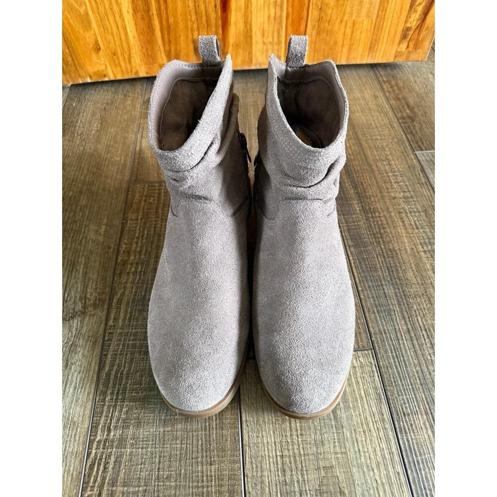 Koolaburra by UGG Lorelei Slouch Suede Boots Sz. 9.5 New Taupe